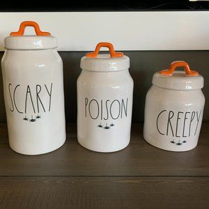 Rae Dunn Halloween Canister Set
